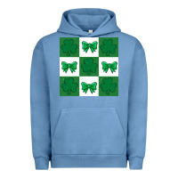 Pigment Pebble Blue st patricks day  2 ös 4.19.29 Urban Hoodie - CowhideDigitalArt