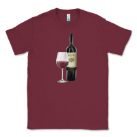 Burgundy California Wine Classic Tee - RanaPortraitStore