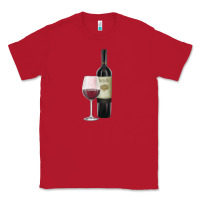 Red California Wine Classic Tee - RanaPortraitStore