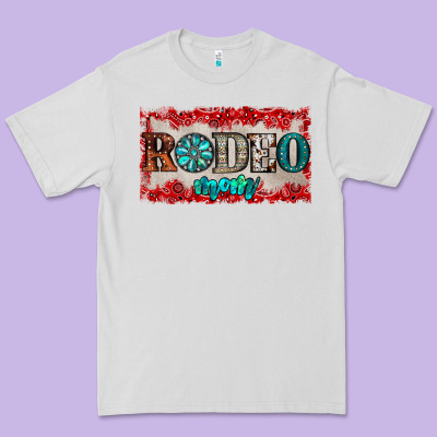 Rodeo Mom Premium Tee Designed By Jahusdesignshop