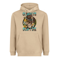 Mushroom Cowboys Don't Die Heavyweight Hoodie - FaDigitalArtStudio