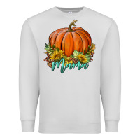 Dove Grey pumpkin mama Premium Sweatshirt - BundleAndBundleShop
