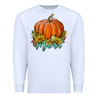 White pumpkin mama Premium Sweatshirt - BundleAndBundleShop