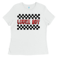 White lover boy Ladies Tee - MaliasSmallBusiness