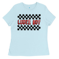 Baby Blue lover boy Ladies Tee - MaliasSmallBusiness