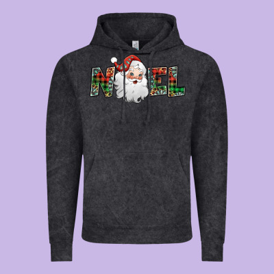 Noel Santa Claus Vintage Hoodie Designed By Jasminsmagicworld