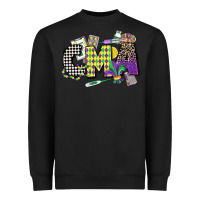 Black cma mardi gras certified medical assistant Heavyweight Sweatshirt - CowGirlArtShop