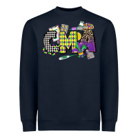 Navy cma mardi gras certified medical assistant Heavyweight Sweatshirt - CowGirlArtShop