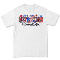 White 4th of july nursing administrator Premium Tee - NancyCooperArtShop