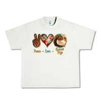 Pistachio Peace Love Guinea Pigs Urban Heavy Tee - Bettercallsaul
