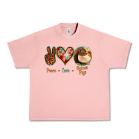 Salmon Peace Love Guinea Pigs Urban Heavy Tee - Bettercallsaul