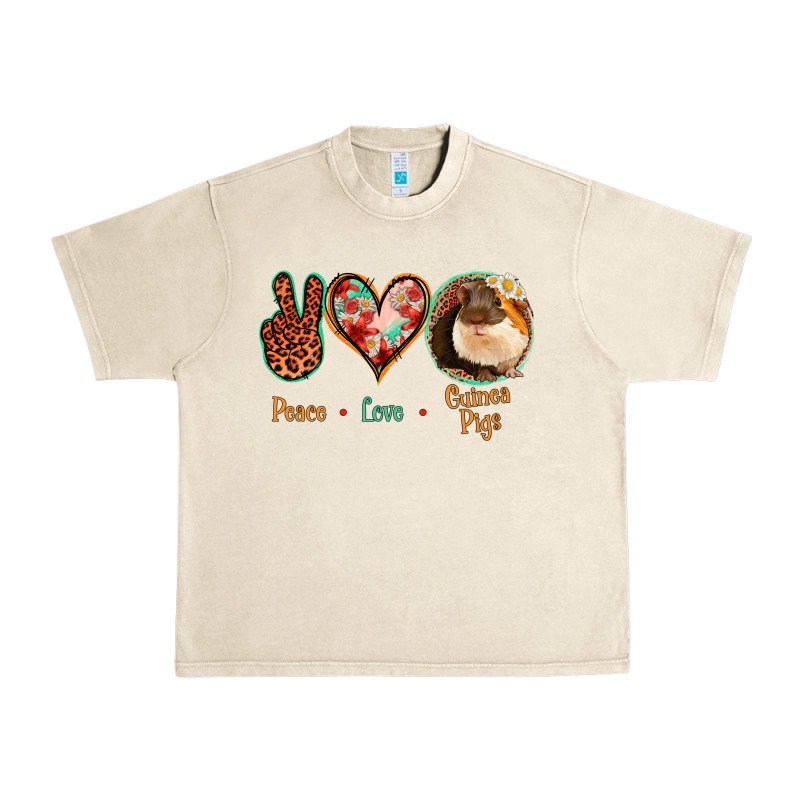 Peace Love Guinea Pigs Urban Heavy Tee by Bettercallsaul | Teevron