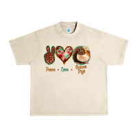 Sandshell Peace Love Guinea Pigs Urban Heavy Tee - Bettercallsaul