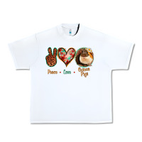 White Peace Love Guinea Pigs Urban Heavy Tee - Bettercallsaul