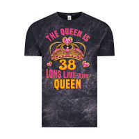 Cloud Black the queen is 38 long live the queen Vintage Tee - Jasminsmagicworld