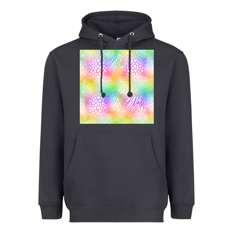 Neon Safari Seamless Pattern Heavyweight Hoodie by BundleAndBundleShop | Teevron