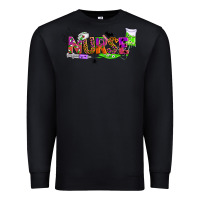 Black halloween nurse Premium Sweatshirt - BundleAndBundleShop