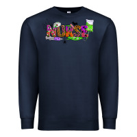 Navy halloween nurse Premium Sweatshirt - BundleAndBundleShop