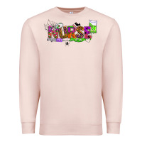 Pale Pink halloween nurse Premium Sweatshirt - BundleAndBundleShop
