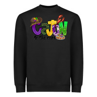 Black cajun to the core mardi gras Heavyweight Sweatshirt - CowGirlArtShop