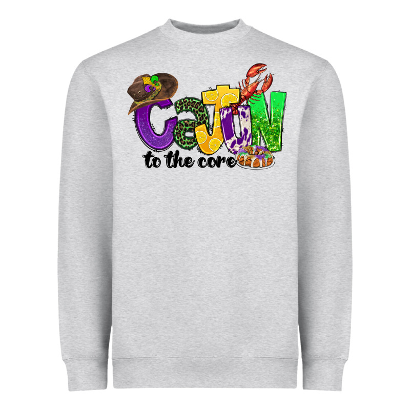 Cajun To The Core Mardi Gras Heavyweight Sweatshirt by CowGirlArtShop | Teevron
