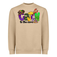 Mushroom cajun to the core mardi gras Heavyweight Sweatshirt - CowGirlArtShop