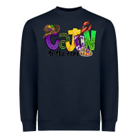 Navy cajun to the core mardi gras Heavyweight Sweatshirt - CowGirlArtShop