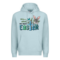 Blue Mist My First Easter Bunny Boy Premium Hoodie - RanaPortraitStore