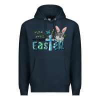 Navy My First Easter Bunny Boy Premium Hoodie - RanaPortraitStore