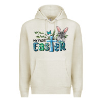 Oatmeal Heather My First Easter Bunny Boy Premium Hoodie - RanaPortraitStore