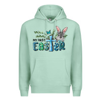 Seafoam My First Easter Bunny Boy Premium Hoodie - RanaPortraitStore