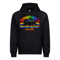 Black wishing all of the homophobes uncomfortable month Urban Hoodie - Artiststas