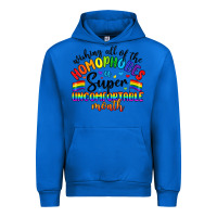 Cobalt wishing all of the homophobes uncomfortable month Urban Hoodie - Artiststas