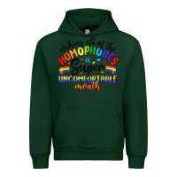 Forest Green wishing all of the homophobes uncomfortable month Urban Hoodie - Artiststas
