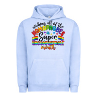 Pigment Grape Ice wishing all of the homophobes uncomfortable month Urban Hoodie - Artiststas