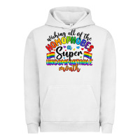 Pigment Lunar Rock wishing all of the homophobes uncomfortable month Urban Hoodie - Artiststas