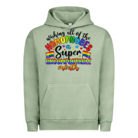 Pigment Oil Green wishing all of the homophobes uncomfortable month Urban Hoodie - Artiststas