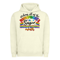 Pigment Pistachio wishing all of the homophobes uncomfortable month Urban Hoodie - Artiststas