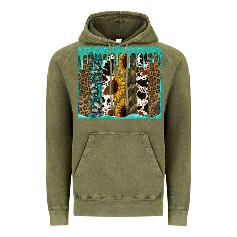 Western Brushstroke Tumbler Vintage Hoodie by Jasminsmagicworld | Teevron