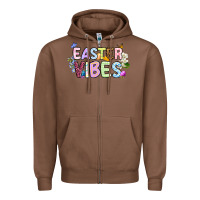 Chestnut Easter vibes Zipper Hoodie - OliviaCreatesArt