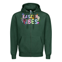 Easter Vibes Zipper Hoodie | Teevron