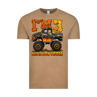 Vintage Coffee i'm three this is how i roll monster truck birthday Vintage Tee - Jasminsmagicworld