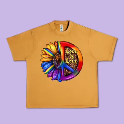 Love Is Love Urban Heavy Tee Designed By Jahusdesignshop