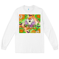White Spooky Season Long Sleeve Tee - texasbilliewilder