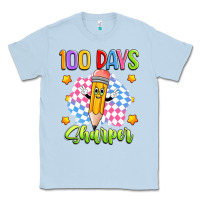 Dusty Blue 100 days sharper Classic Tee - Artiststas