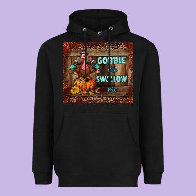 Gobble Me Swallow Me Tumbler Heavyweight Hoodie Designed By Bundleandbundleshop