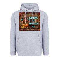 Heather Grey gobble me swallow me tumbler Heavyweight Hoodie - BundleAndBundleShop