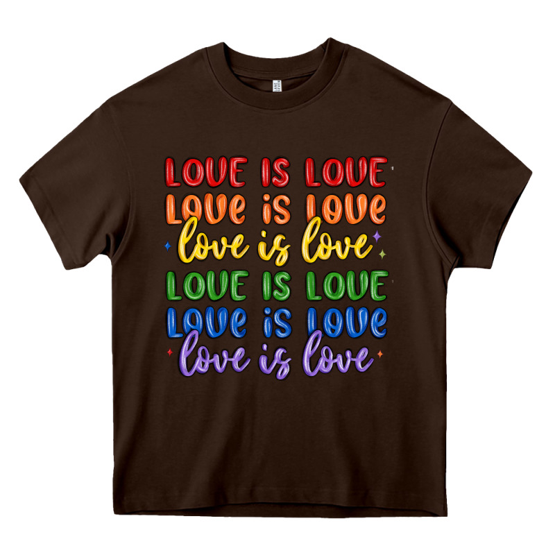 Love Is Love Lgbtq Heavy Core Tee by MaliasSmallBusiness | Teevron