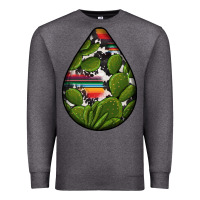 Charcoal Heather mexican teardrop  5 Premium Sweatshirt - BundleAndBundleShop