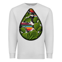 Dove Grey mexican teardrop  5 Premium Sweatshirt - BundleAndBundleShop